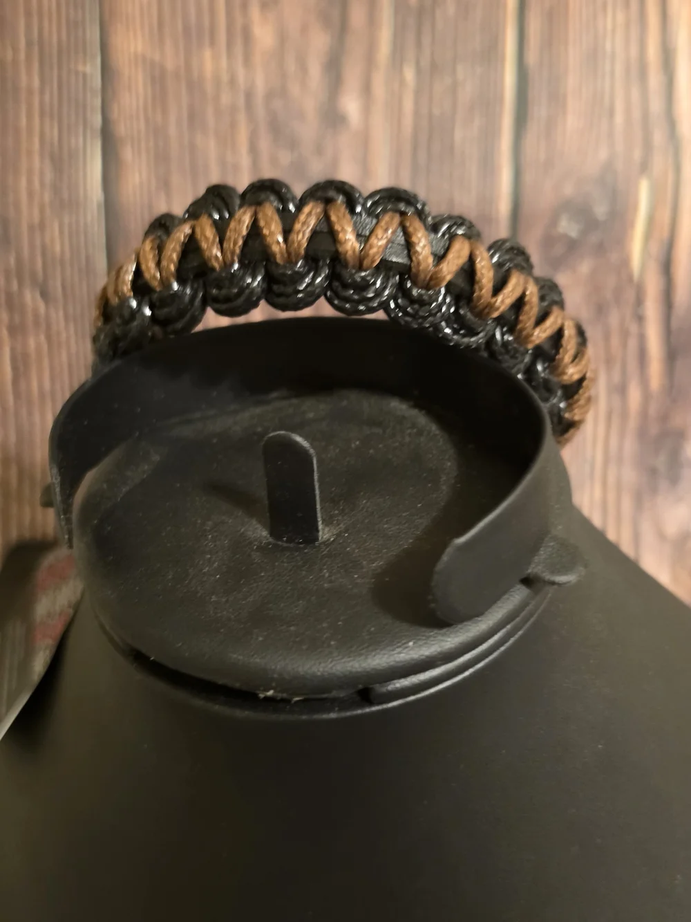 paparazzi Black and Brown Braided Paracord Bracelet
